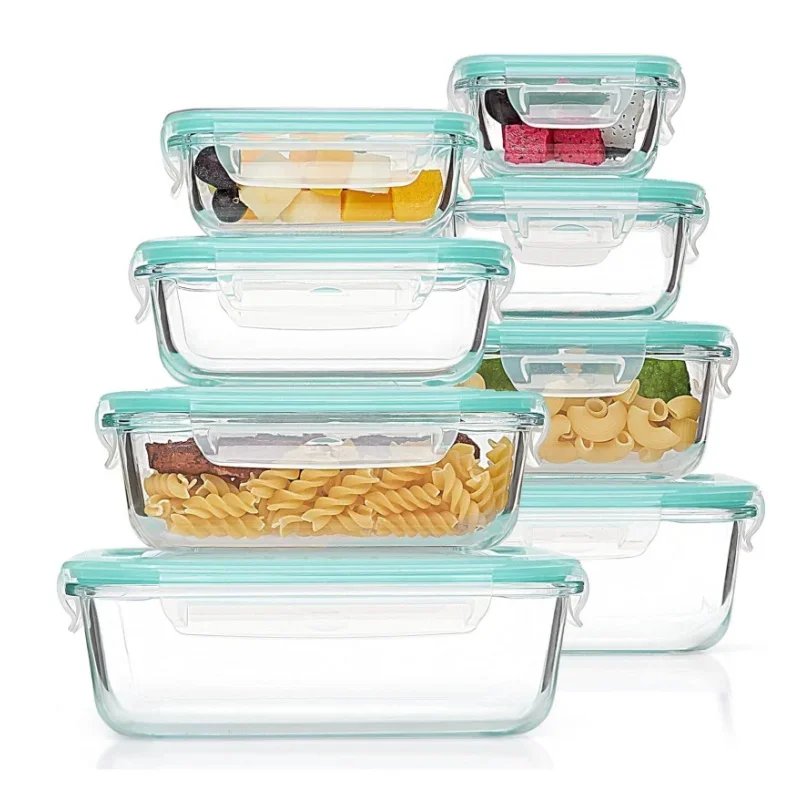 Meal Prep Boxen Glas - Kotak Makan Siang Kaca Borosilikat Kedap