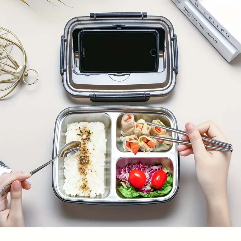 Meal Prep Lunch - Wadah Bento Mudah Dibersihkan Untuk Pelajar