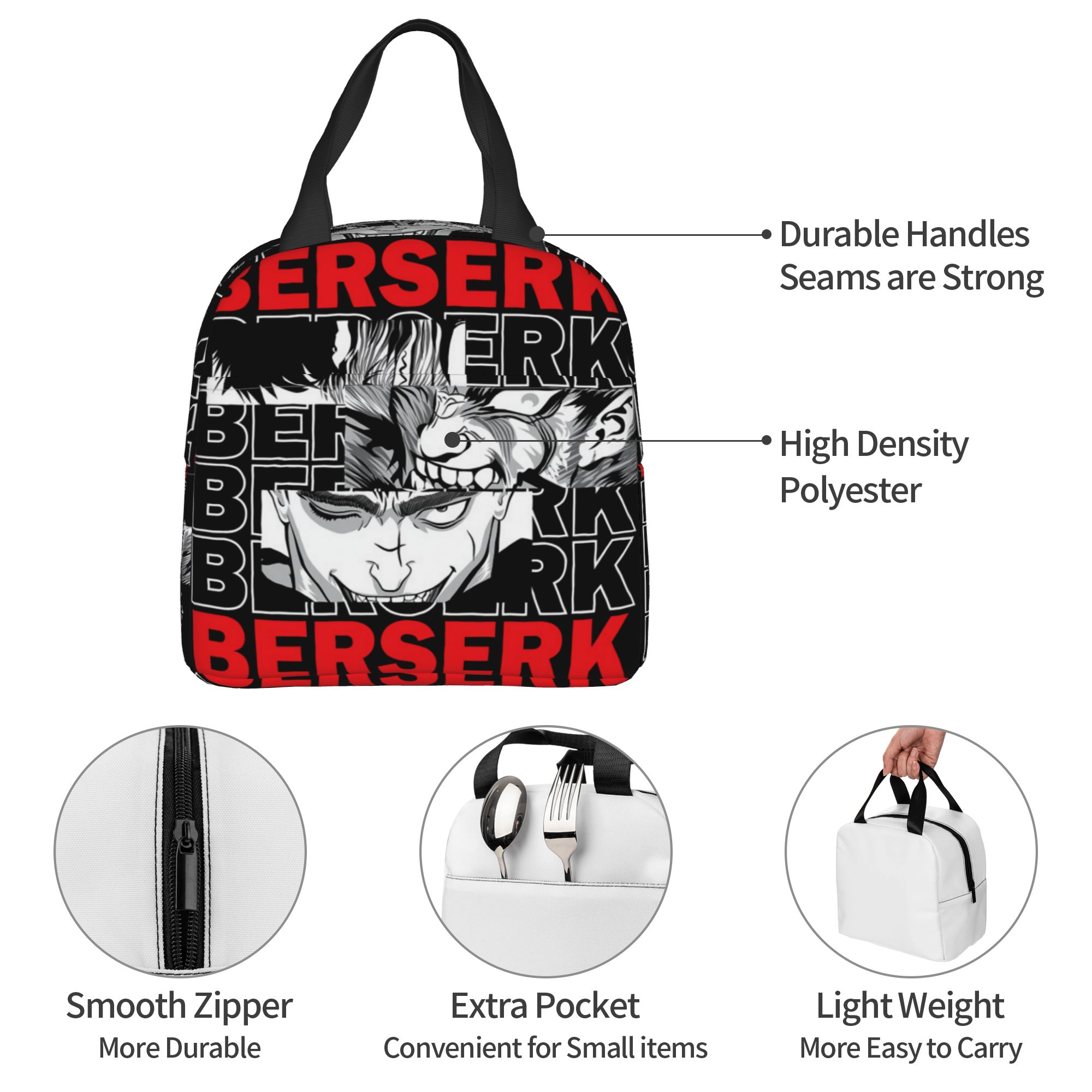 Meal Prep Bag - B-Berserks Tas Makan Siang Terisolasi Termal