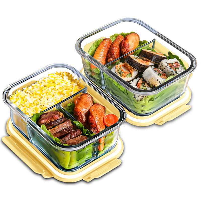 Meal Prep Glass Containers - Kotak Penyimpanan Makanan Segar dari Kaca