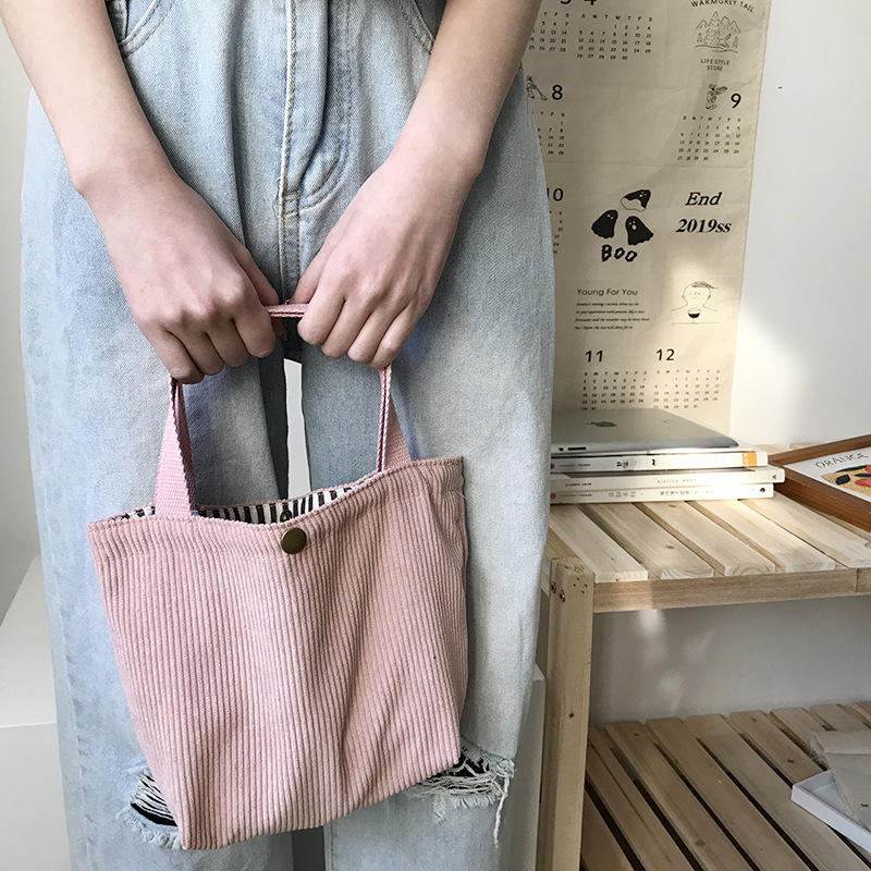Tas makan siang korduroi kecil - Meal Prep Bag ulasan dan harga