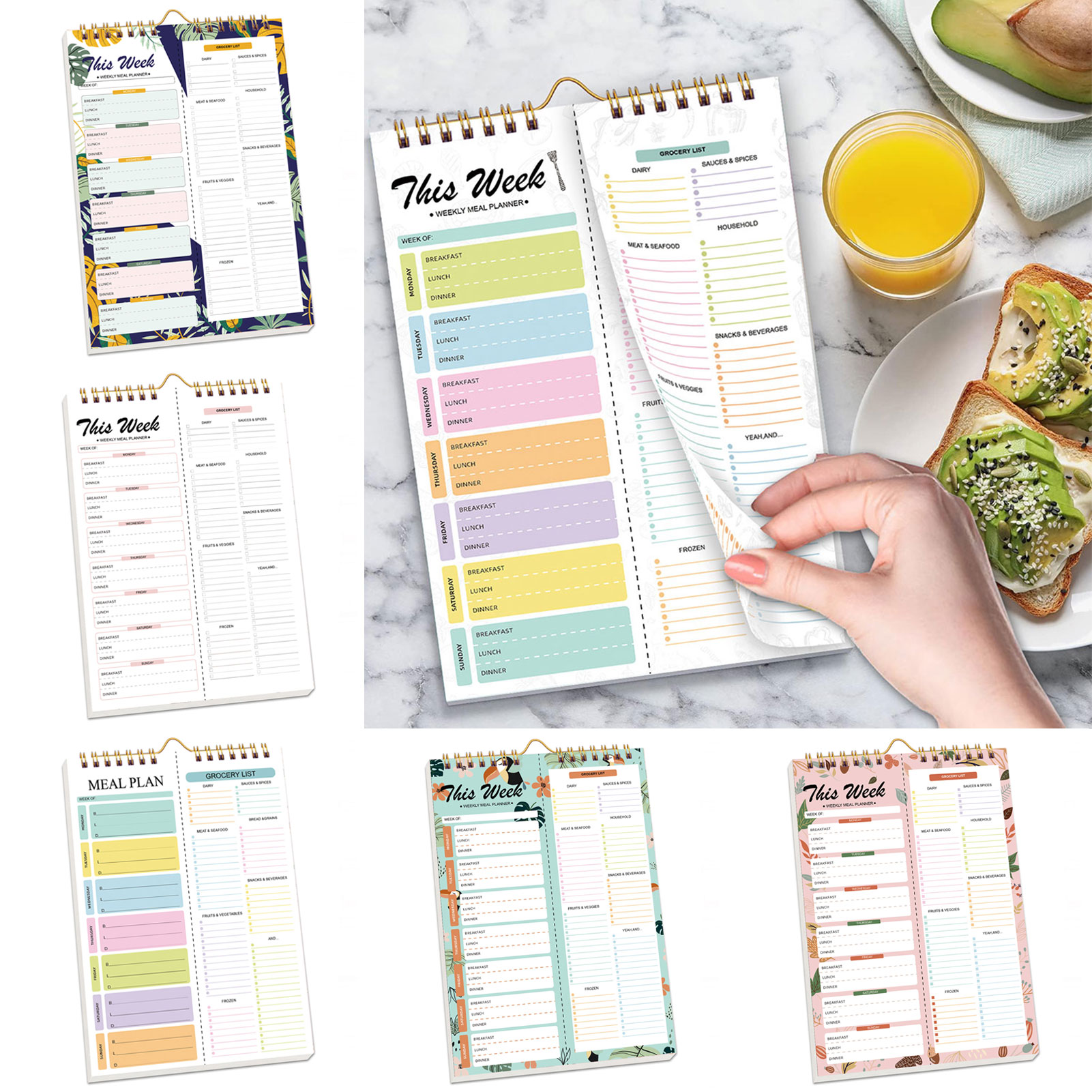Breakfast Lunch Dinner Weekly  - Meal Prep Book ulasan dan harga