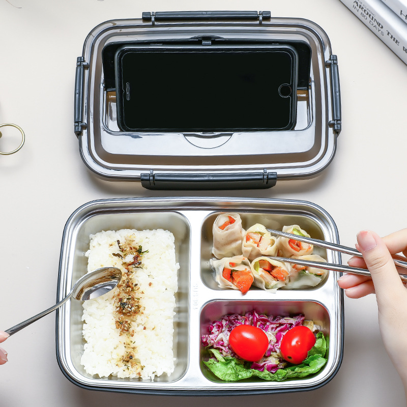 Kotak Makan Siang Baja Tahan K - Meal Prep Lunch ulasan dan harga
