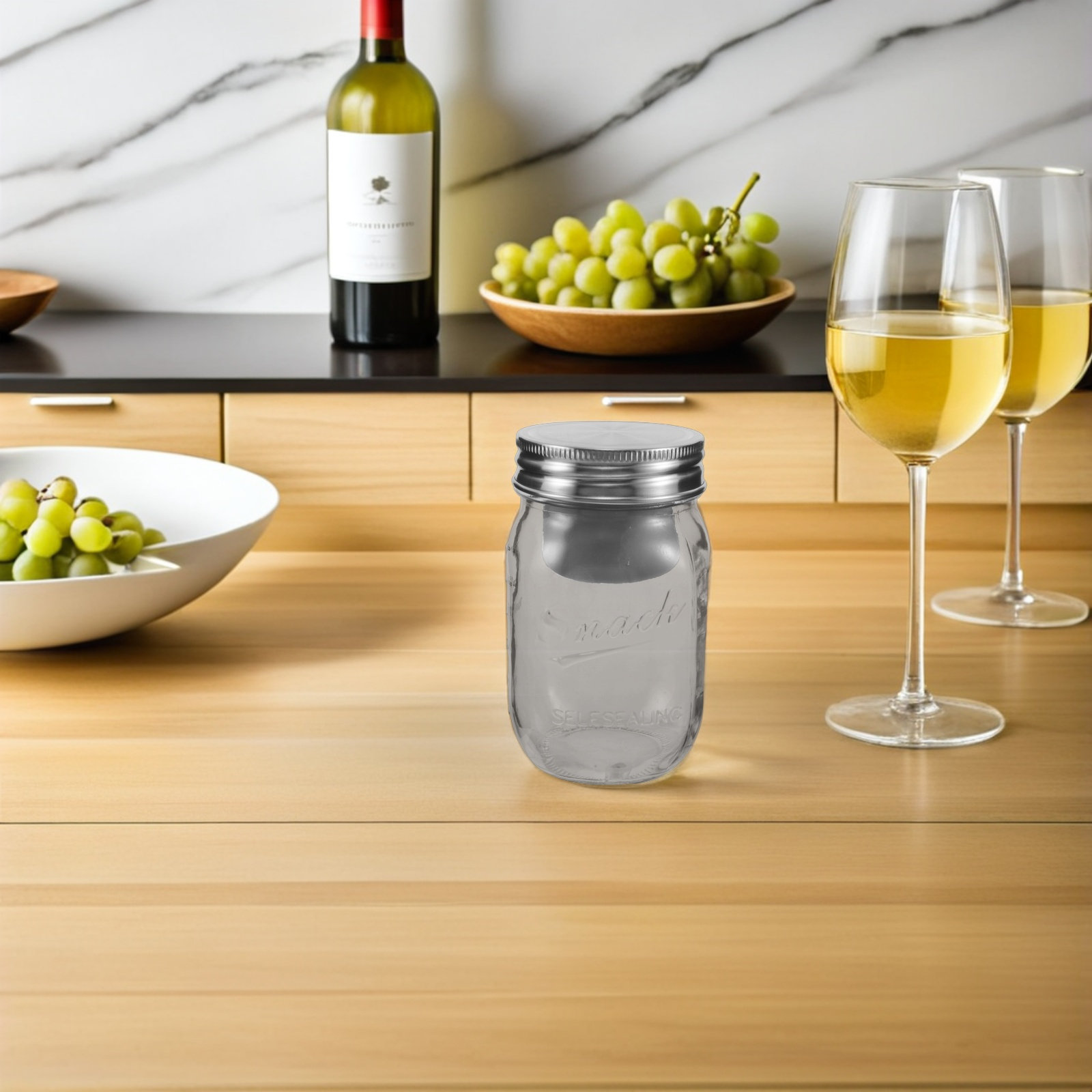 Toples Salad Kaca 473 ml denga - Meal Prep Glass Containers ulasan dan harga