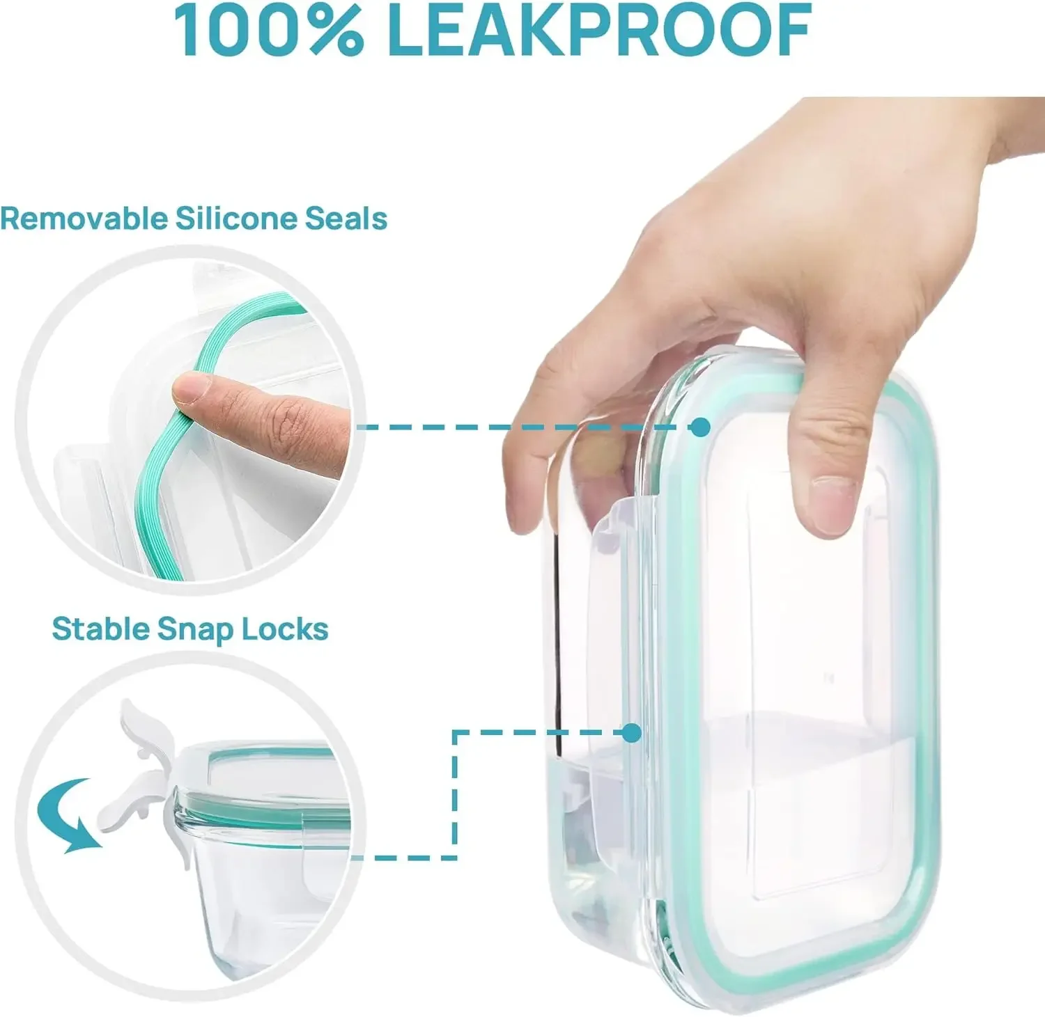 Kotak Makan Siang Kaca Borosil - Meal Prep Boxen Glas ulasan dan harga