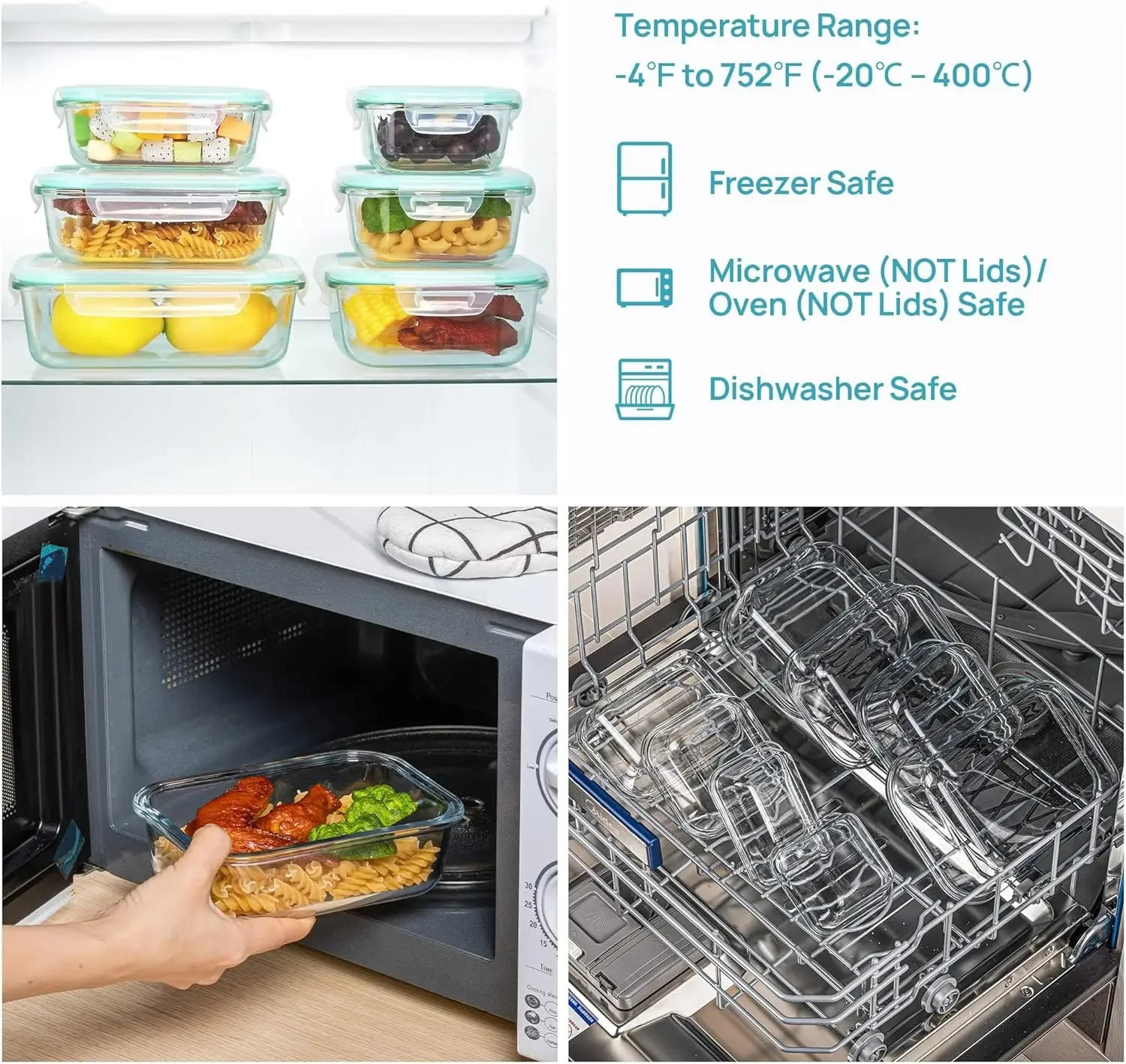 Kotak Makan Siang Kaca Borosil - Meal Prep Boxen Glas ulasan dan harga