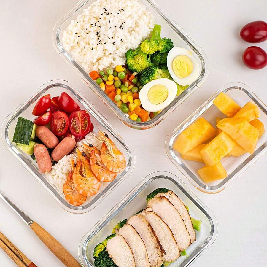 10 Wadah Makanan Kaca, Wadah P - Meal Prep Boxen Glas ulasan dan harga
