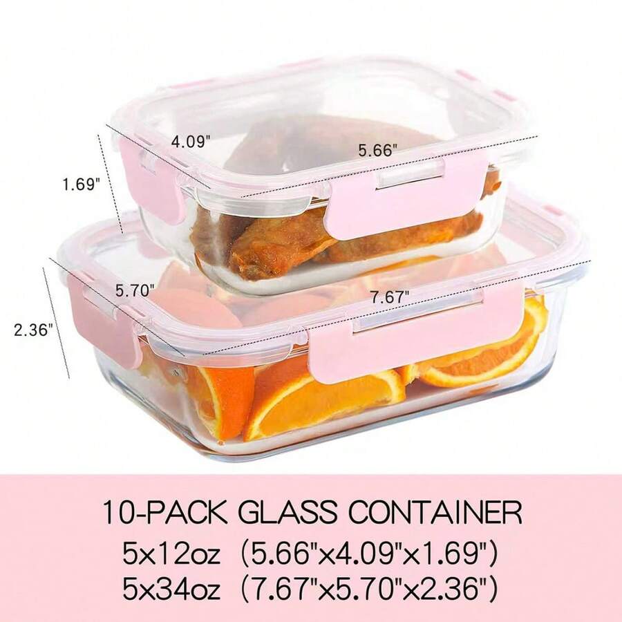 10 Wadah Makanan Kaca, Wadah P - Meal Prep Boxen Glas ulasan dan harga