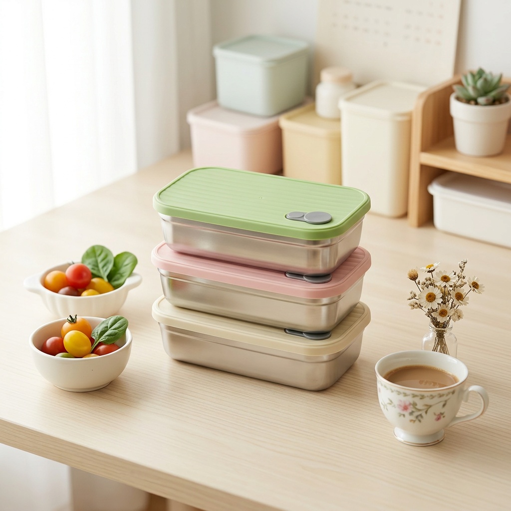 Kotak Bento Stainless Steel, K - Meal Prep Lunch ulasan dan harga