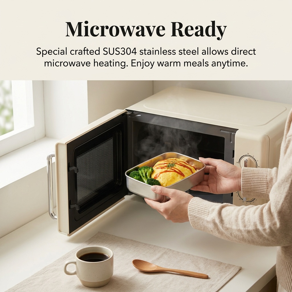Kotak Bento Stainless Steel, K - Meal Prep Lunch ulasan dan harga