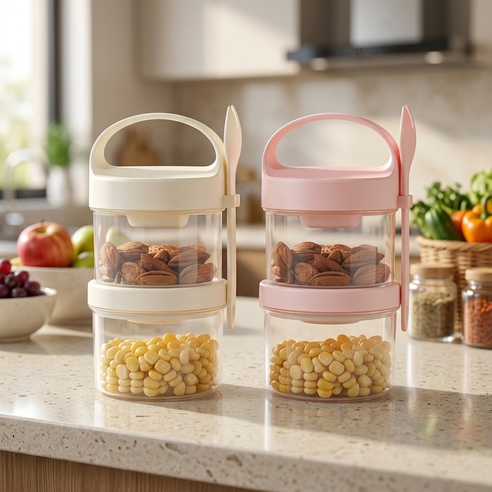 Wadah Penyimpanan Oatmeal untu - Meal Prep Yogurt Parfait ulasan dan harga