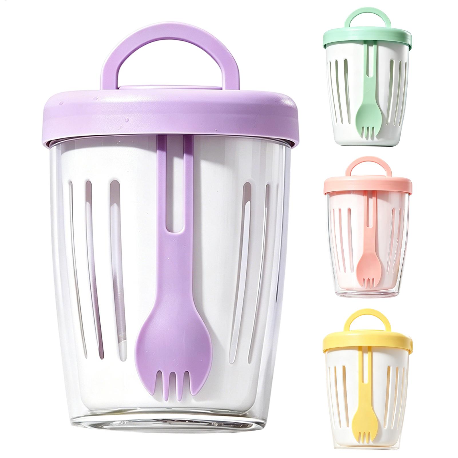 Cangkir Yogurt dengan Tutup Ca - Meal Prep Glass Containers ulasan dan harga