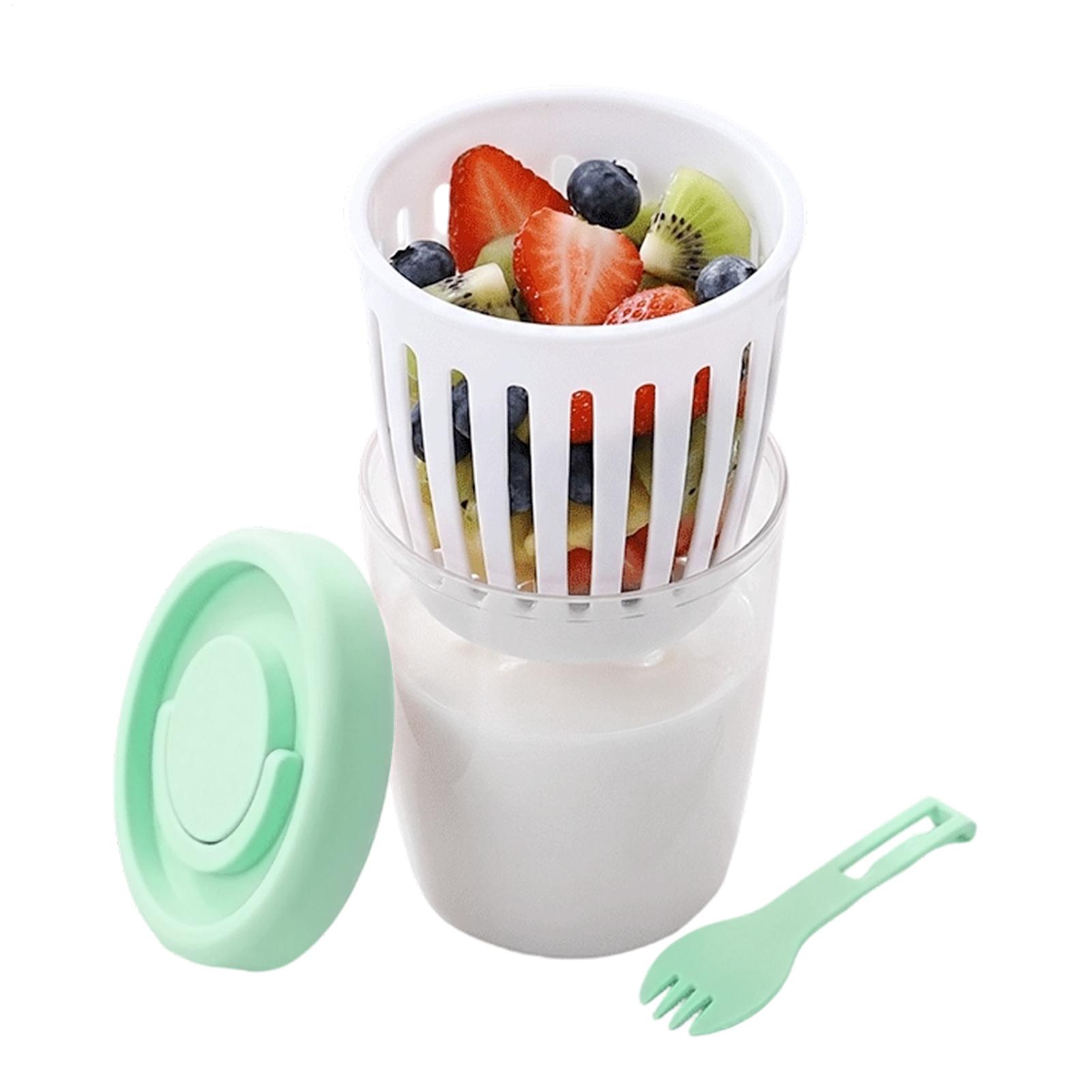 Cangkir Yogurt dengan Tutup Ca - Meal Prep Glass Containers ulasan dan harga