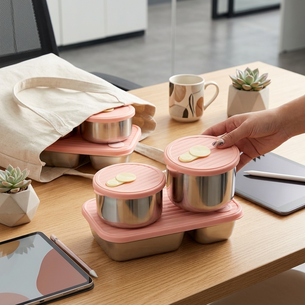 Kotak Makan Siang Anti Karat 3 - Meal Prep Day ulasan dan harga