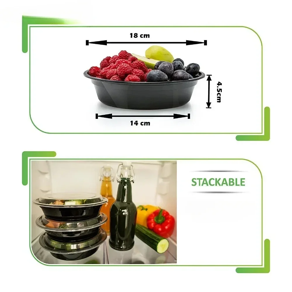 Wadah makanan plastik, wadah m - Meal Prep Glass Containers ulasan dan harga