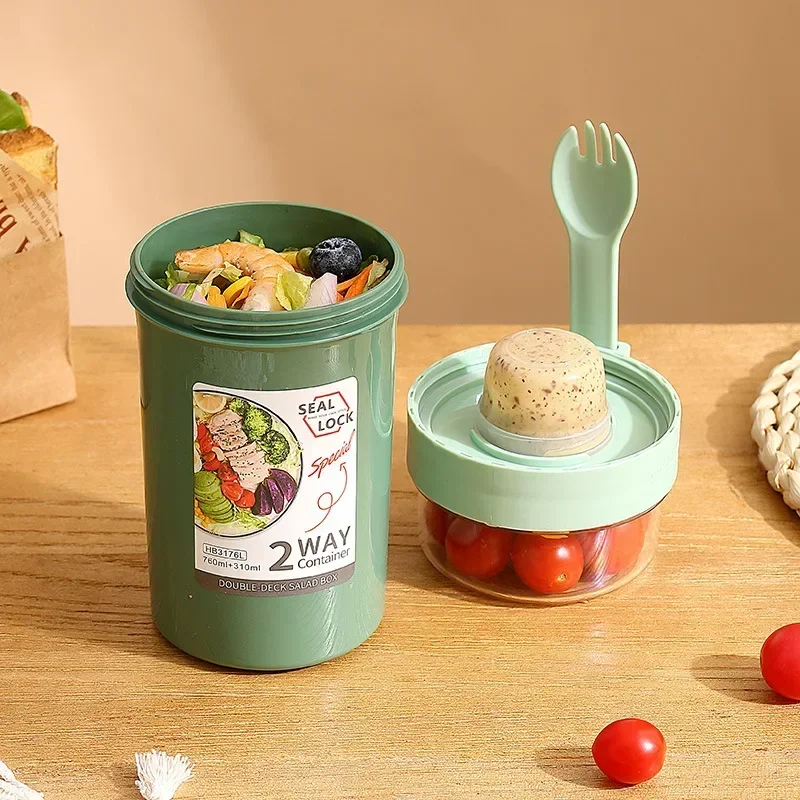 Kotak Makan Siang Bento Salad  - Meal Prep Glass Containers ulasan dan harga