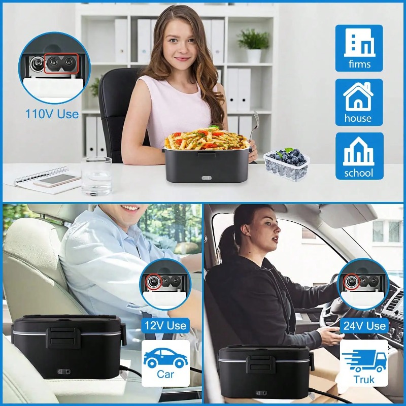 Kotak Makan Listrik Berpemanas - Meal Prep Bag ulasan dan harga