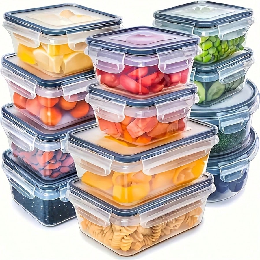 Set Wadah Makanan 24-Potong, K - Meal Prep Lunch ulasan dan harga