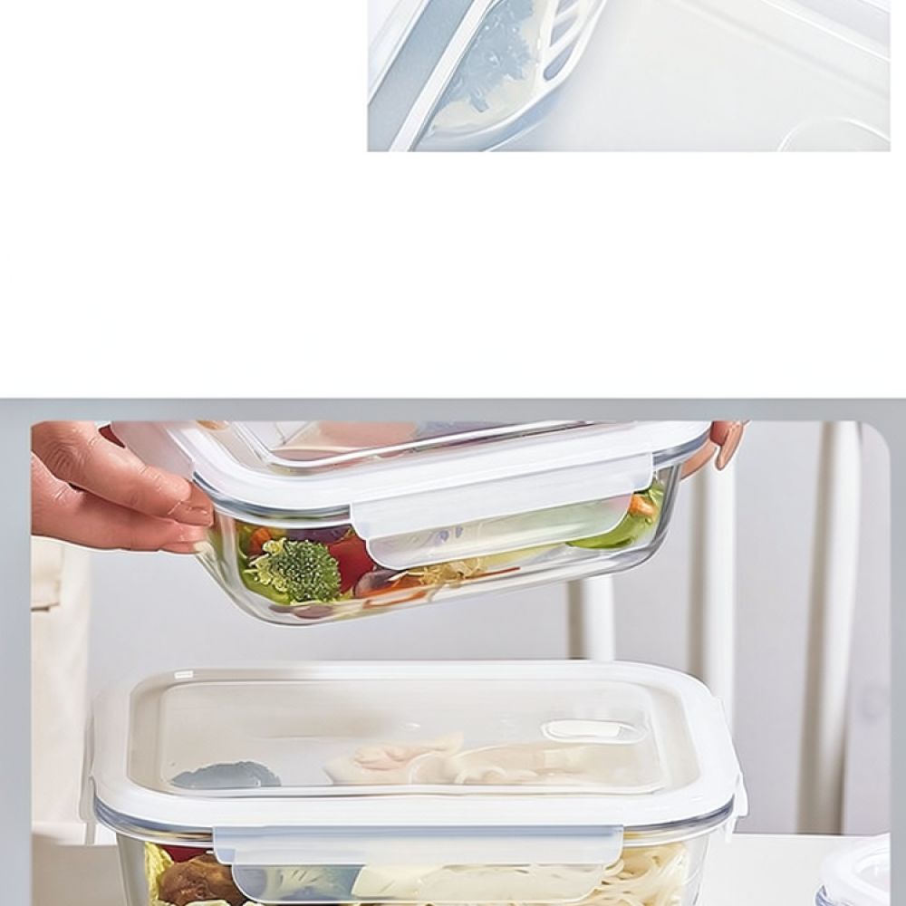 Kotak Bekal Bento Kaca yang Am - Meal Prep Glass Containers ulasan dan harga