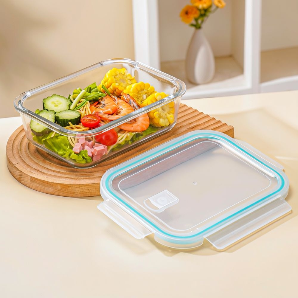 Kotak Bekal Bento Kaca yang Am - Meal Prep Glass Containers ulasan dan harga