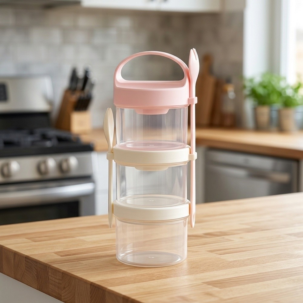 Wadah Penyimpanan Oatmeal untu - Meal Prep Yogurt Parfait ulasan dan harga
