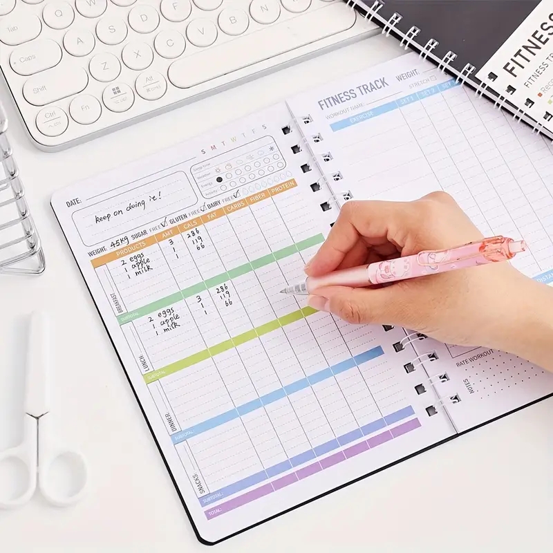 Buku Catatan Jurnal Kebugaran, - Meal Prep Book ulasan dan harga