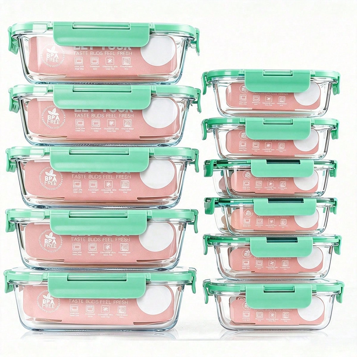 10 Wadah Makanan Kaca, Wadah P - Meal Prep Glass Containers ulasan dan harga