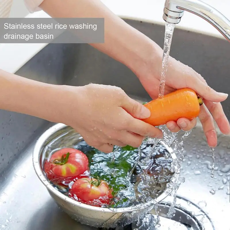 Saringan Cuci Beras Stainless  - Meal Prep Noodles ulasan dan harga