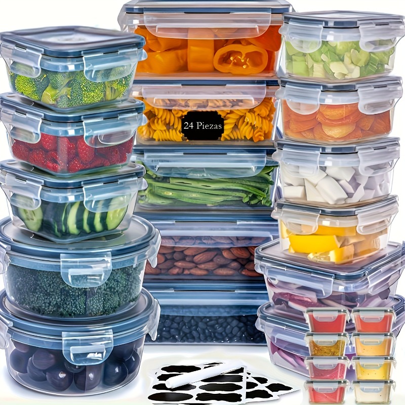48PCS Set Wadah Penyimpanan Ma - Meal Prep Glass Containers ulasan dan harga