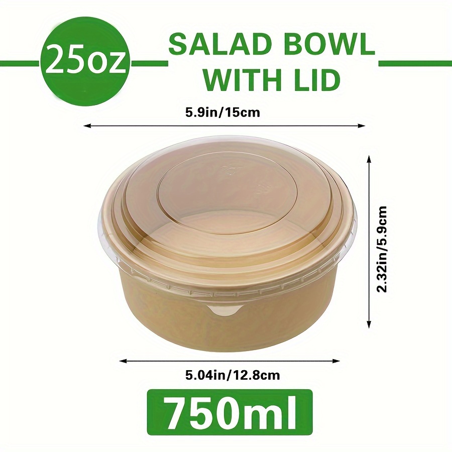 Mangkuk Kertas 25Oz/750Ml 25/5 - Meal Prep Day ulasan dan harga