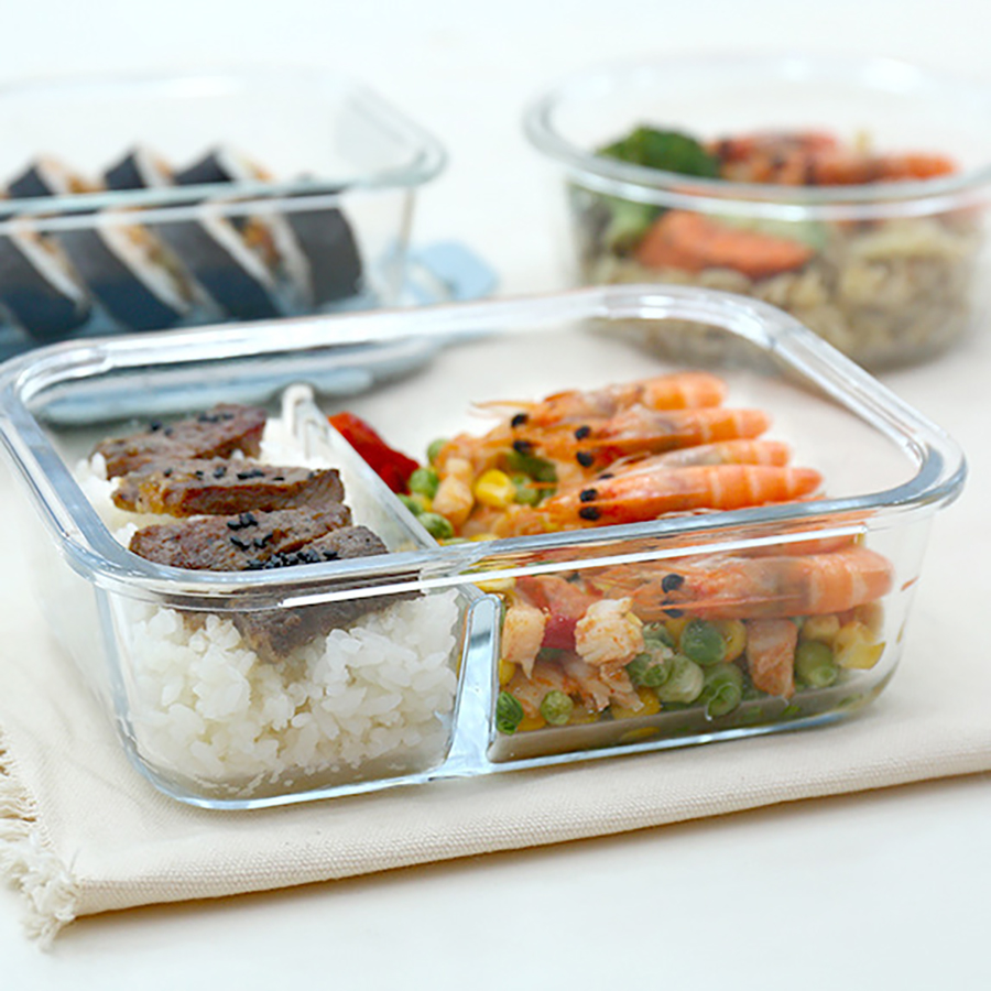 Kotak makan siang kaca, wadah  - Meal Prep Boxen Glas ulasan dan harga