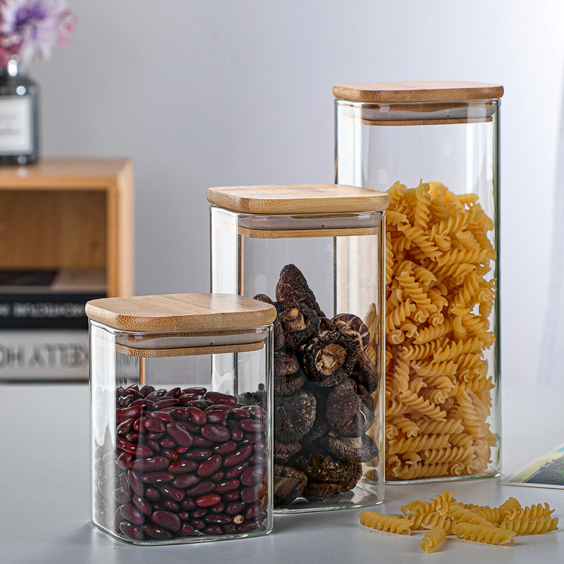 Botol penyimpanan transparan d - Meal Prep Glass Containers ulasan dan harga